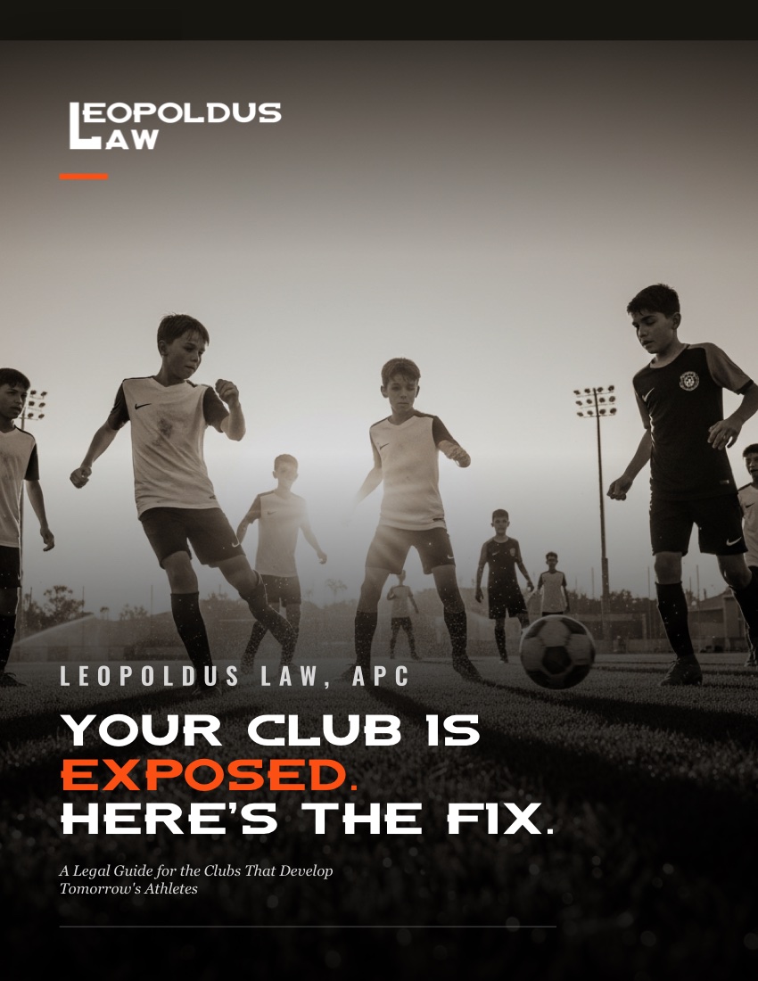 Your Club Is Exposed. Here's the Fix. playbook cover