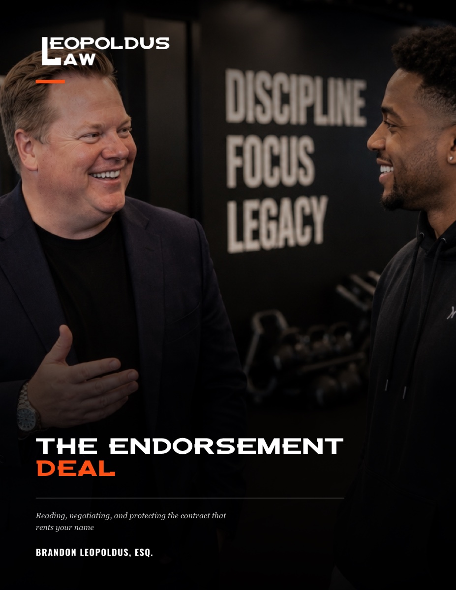 The Endorsement Deal playbook cover