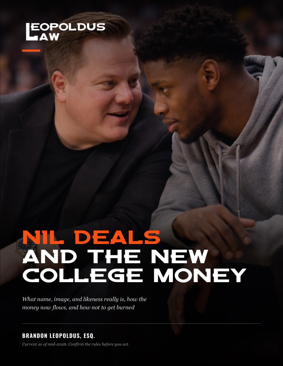 NIL Deals and the New College Money playbook cover