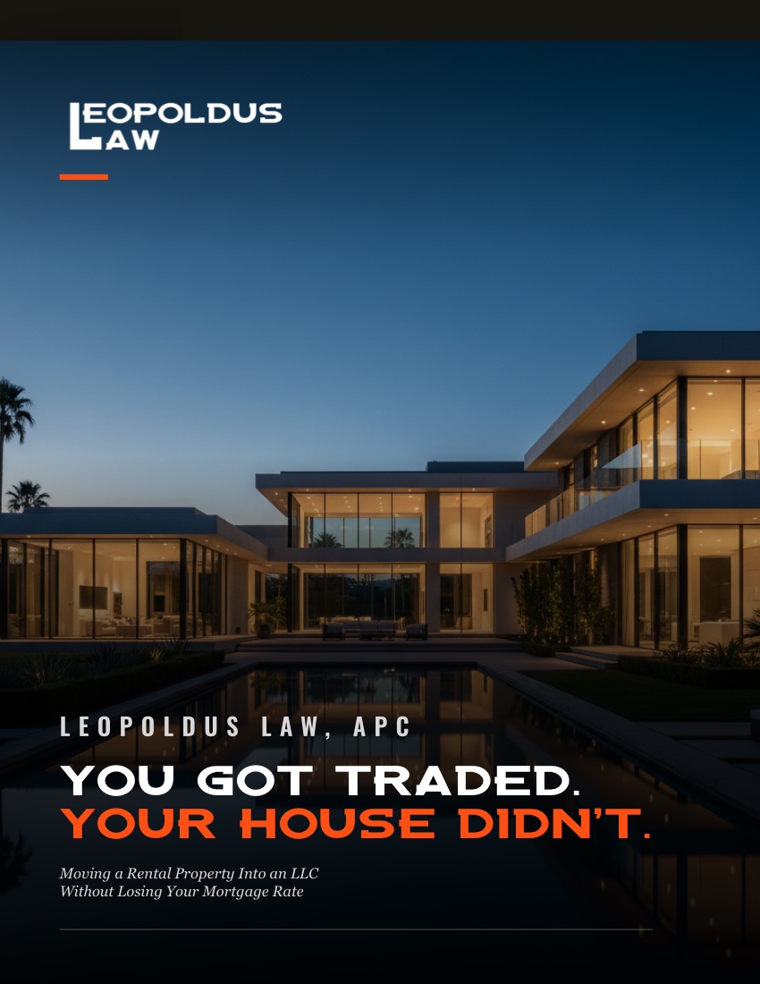 You Got Traded. Your House Didn't. playbook cover
